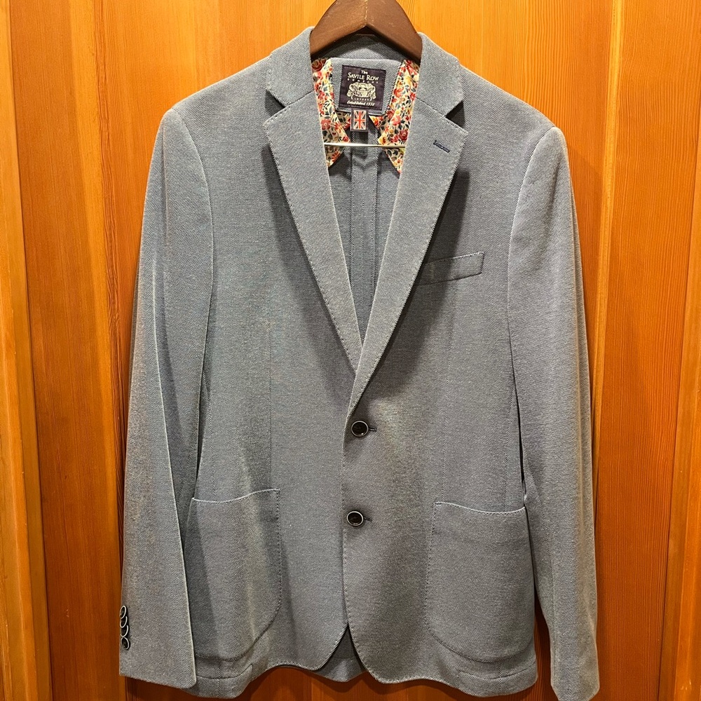 Savile Row Sport Coat - Blue